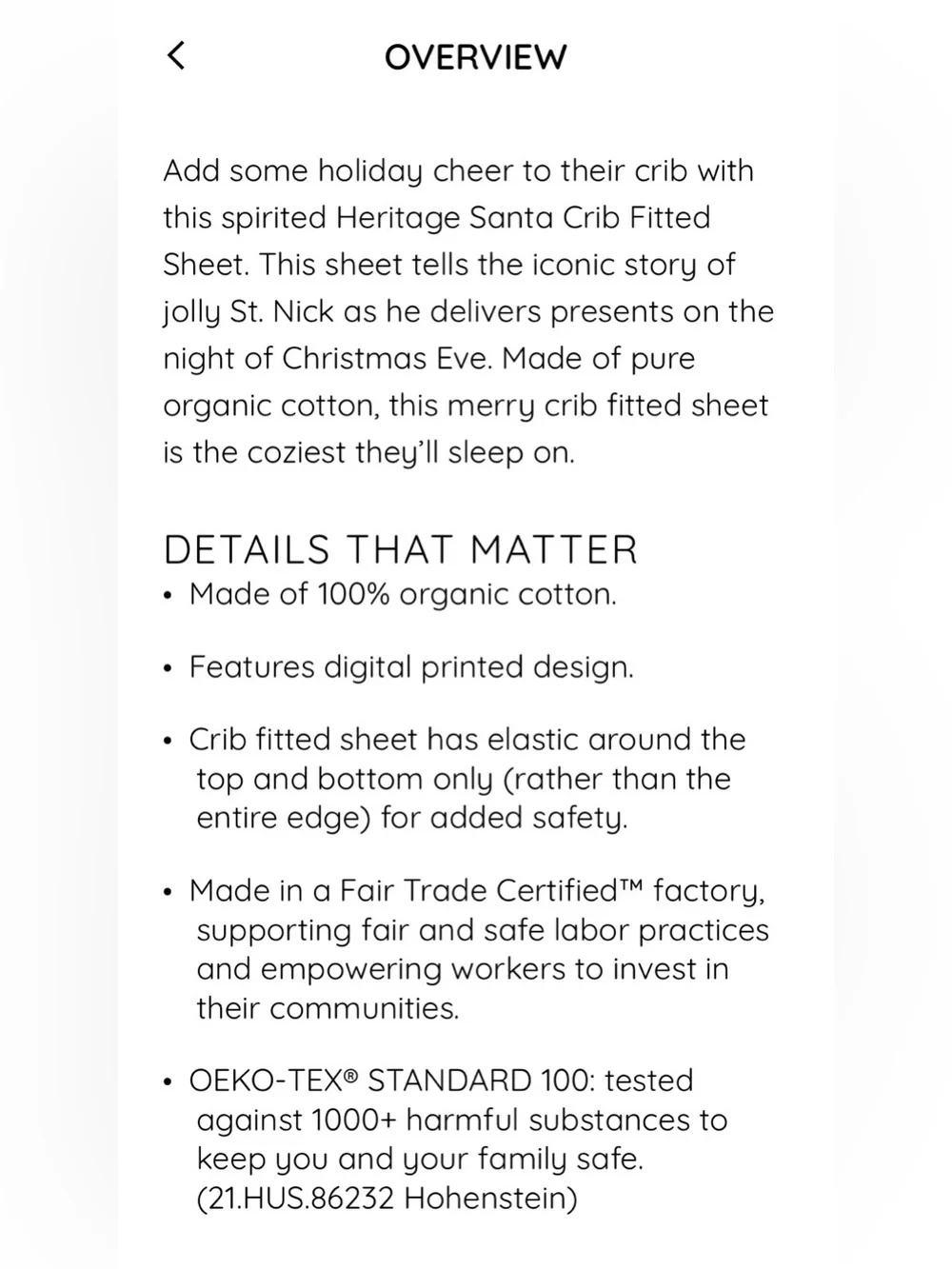 Pottery Barn Kids Flannel Santa & Reindeer Crib Sheet - White, Red, Green, Gold